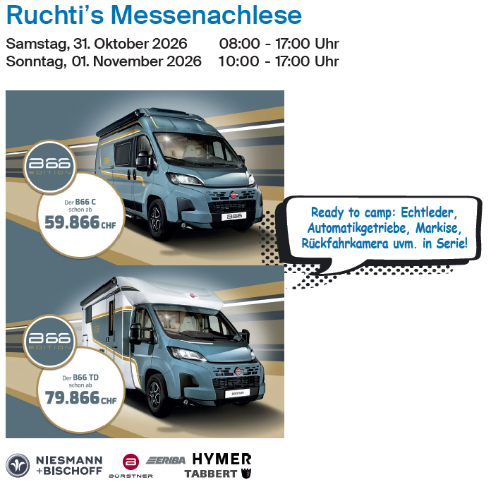Möchten Sie ein Reisemobil kaufen?